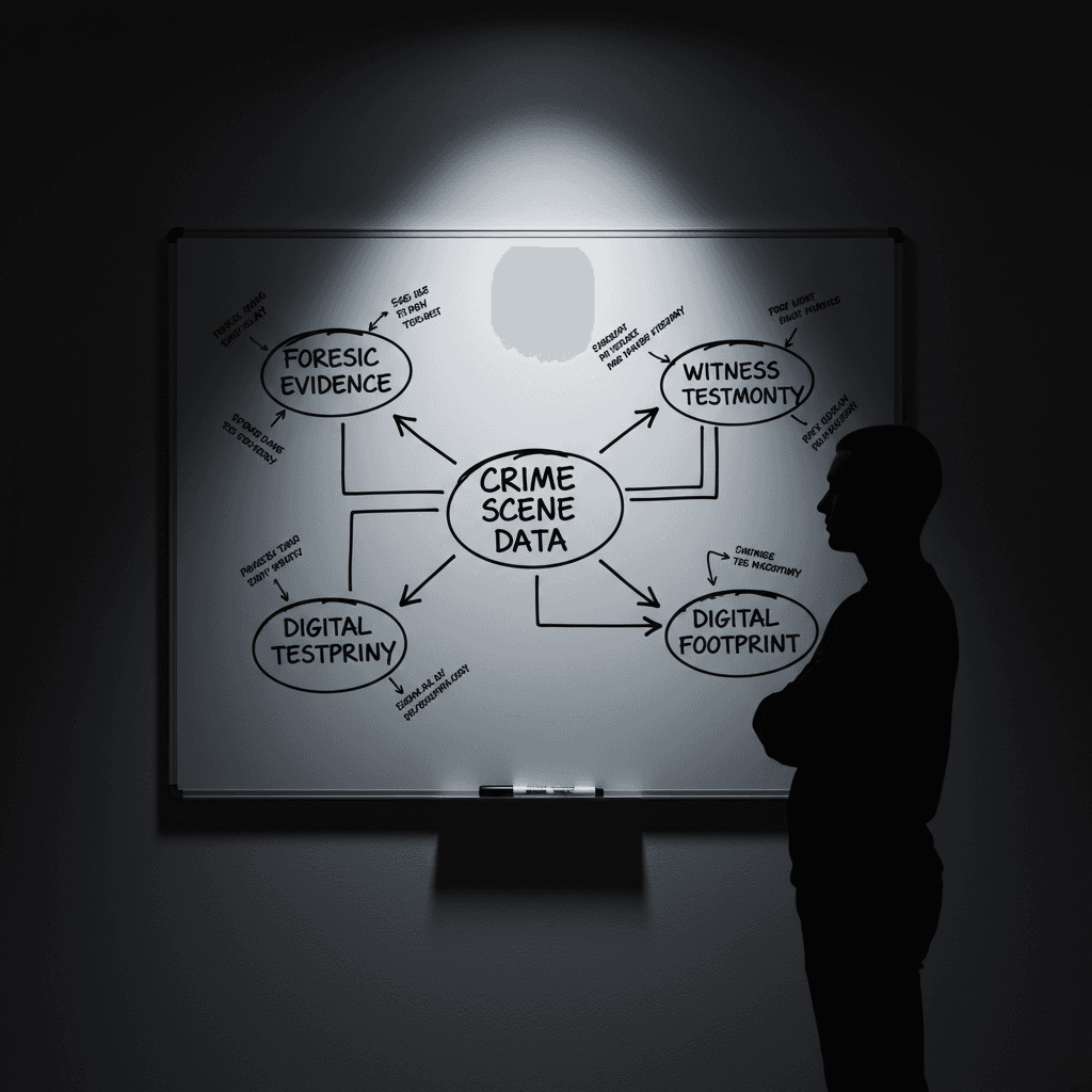 Evidence development plan on whiteboard